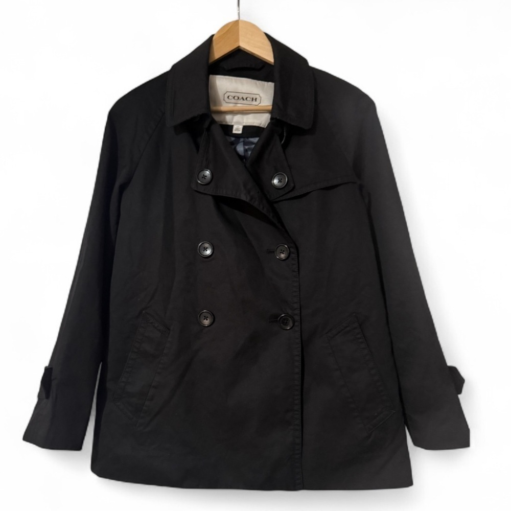 Coach Black Double-Breasted Jacket
